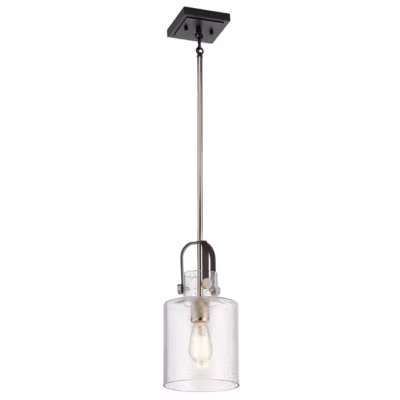 Elstead Kichler Kitner Plafonnier Dome Suspension Nickel Poli