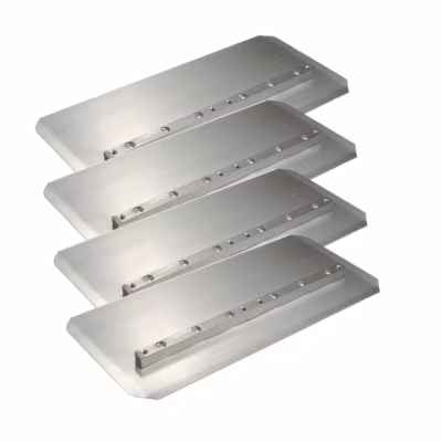 Jeu de 4 pales mixtes acier pour talocheuse 900 mm