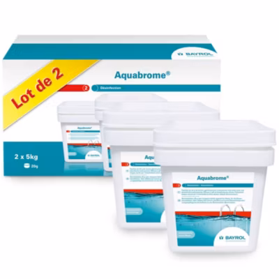 Brome lent pastille 20g 2x5kg Bayrol 2139344 aquabrome