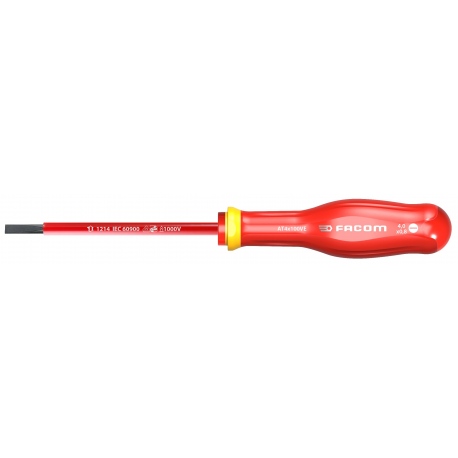 Tournevis Protwist plat 4×100 isolé 1000V – FACOM Maroc | AT4X100VE