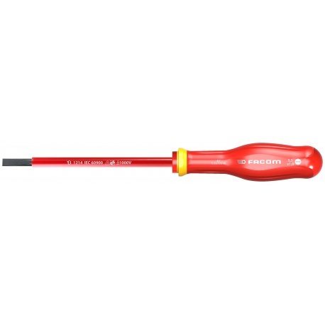 Tournevis Protwist plat 5.5×125 isolé 1000V – FACOM Maroc| AT5.5X125VE